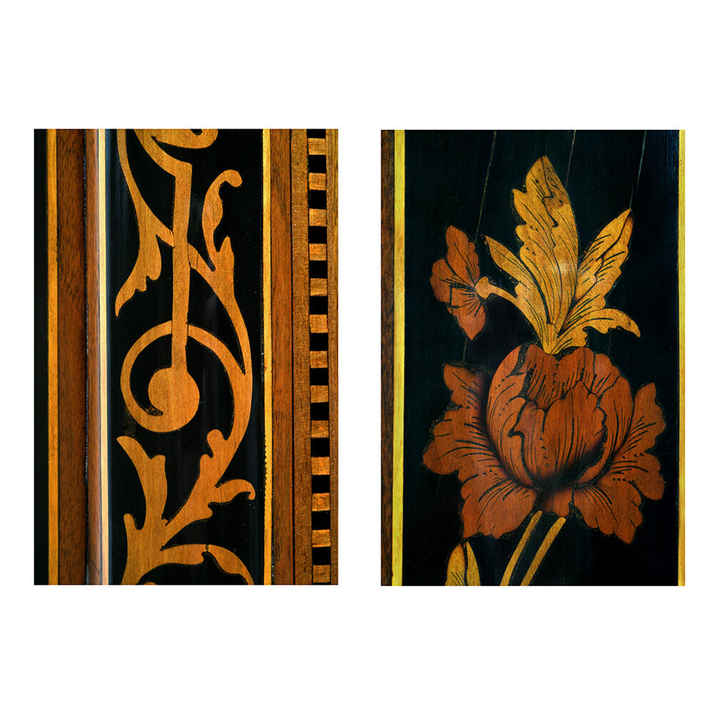 Mirror in 18th century marquetry 90x100cm