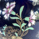 Old vase baluster enamelled lamp Boch Frères Keramis Belgium