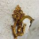 Glass paste flower applique