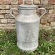 Farm milk jar aluminum canister