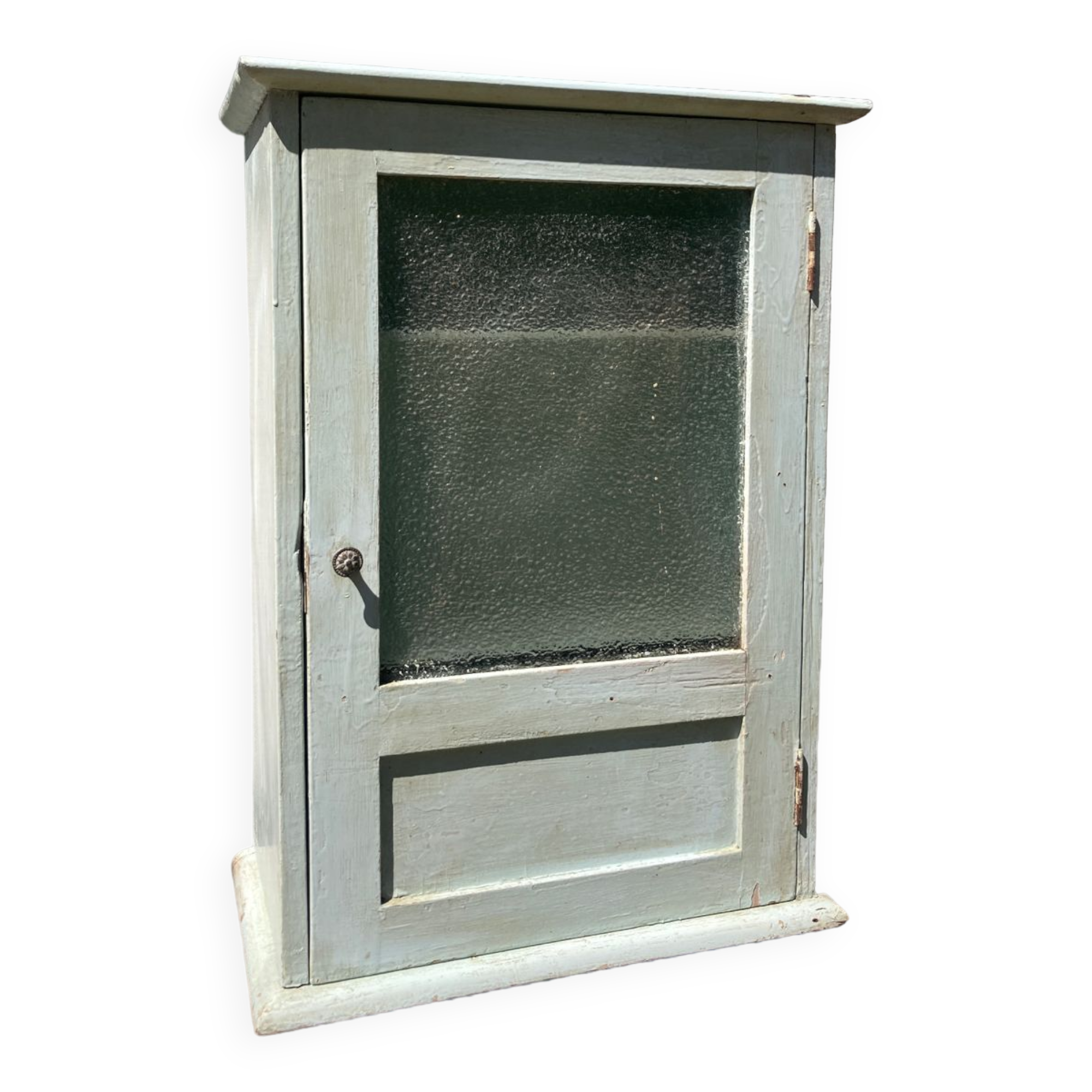 Handcrafted 1940 wooden medicine cabinet