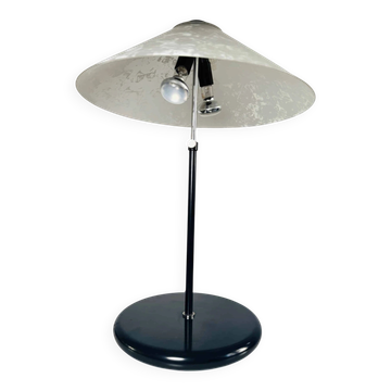 Lampe de table en verre dépoli par Af Cinquanta, Italie, années 1980.