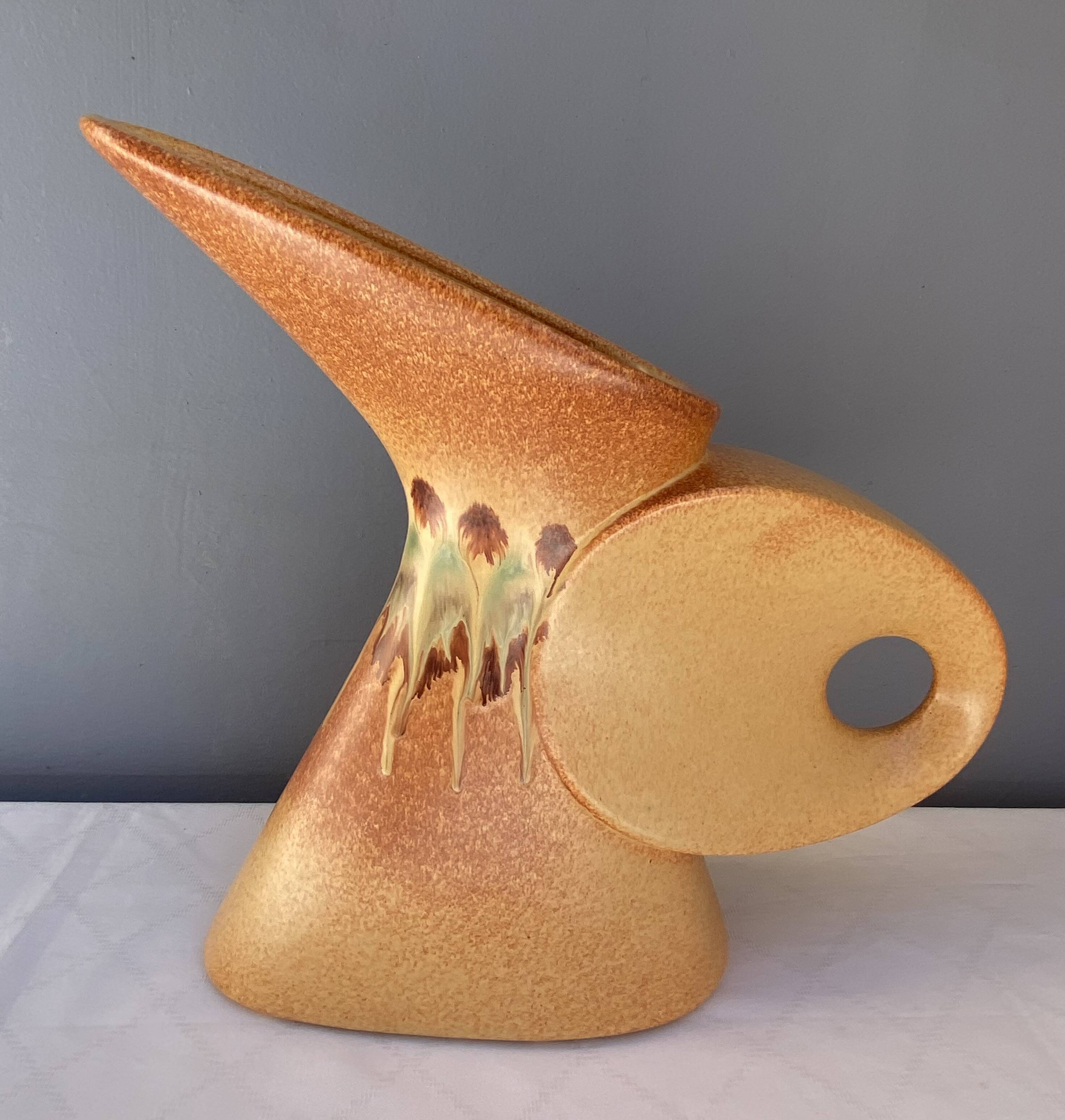 Bertoncello ceramic vase, Italy, 1960s