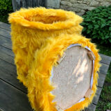 Vintage moumoute pouf