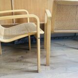 Chaises vintage cannage Olivo Pietro