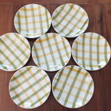 Set of 7 plates Moulin des loups