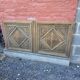 Pair of old solid oak doors
