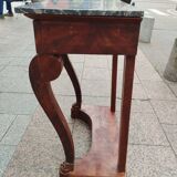 Old Louis XVI style console with marble top