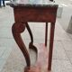 Console ancienne style louis xvi avec plateau marbre