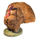 Domien ingels for ceramaes 'turkey' rare polychrome animal sculpture c