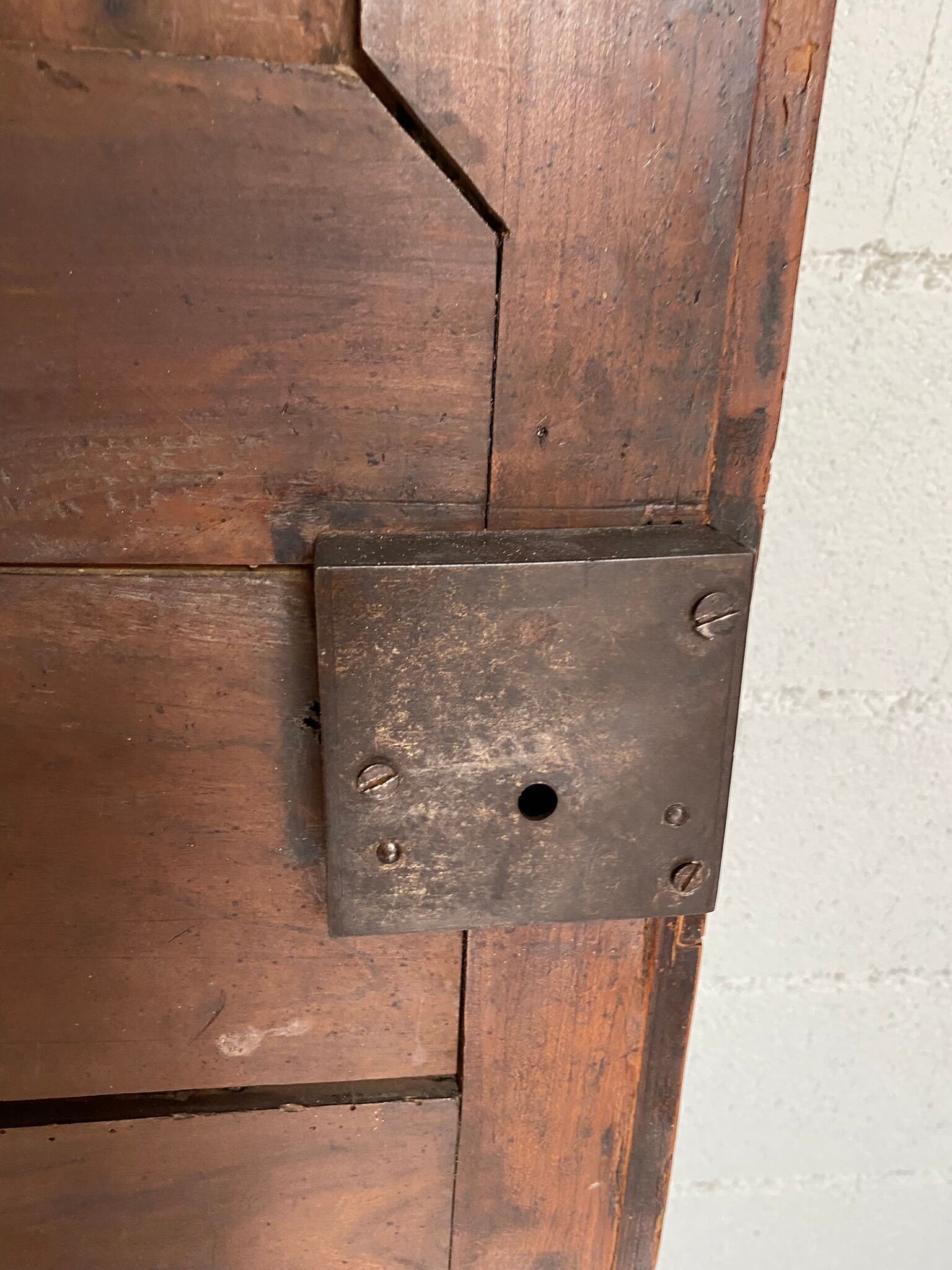 Old walnut door 19th