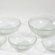 Bauhaus style 1930s glass bowls