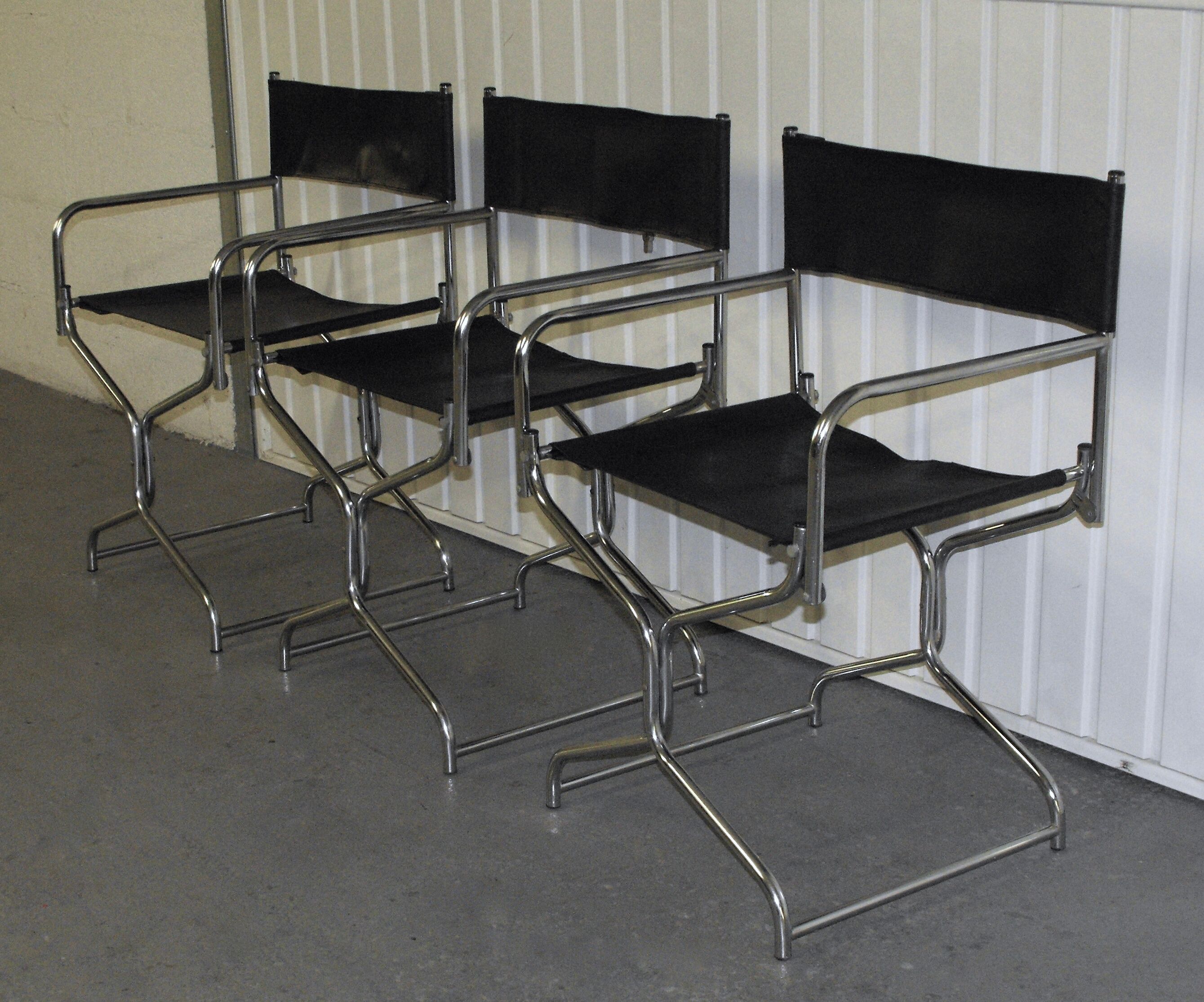 Lot de 3 chaises pliantes vintage