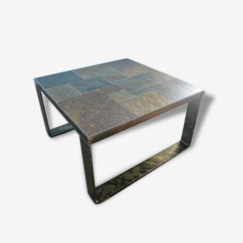 By Paul Kingma brutalist side table, 1960 s