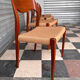 Set of 4 Møller 71 chairs