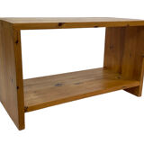 Vintage side table Ate van Apeldoorn Pine wood 1970s Dutch Design