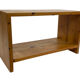 Vintage side table Ate van Apeldoorn Pine wood 1970s Dutch Design