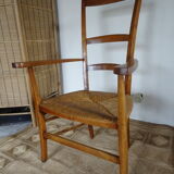 Mulched armchair high backrest