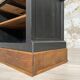 Solid wood box counter.