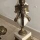 Paire de grands candélabres 7 feux - 69 cm - Bronze - Putti