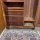 Armoire dressing Victorienne 19ème en acajou.