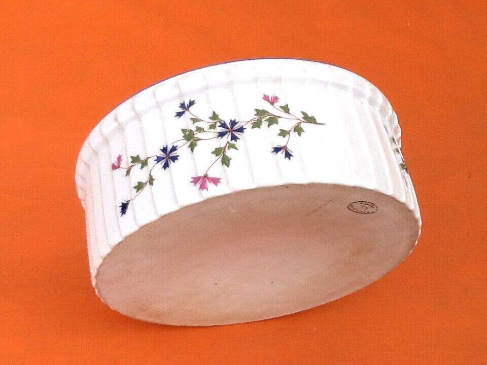 1930s souffle dish barbel decoration louis lourioux foëcy porcelain france