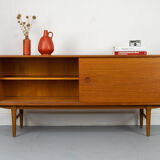 Vintage Sideboard in Teak with sliding door and drawers, 1960s