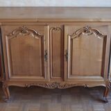 Low style sideboard in solid cherry