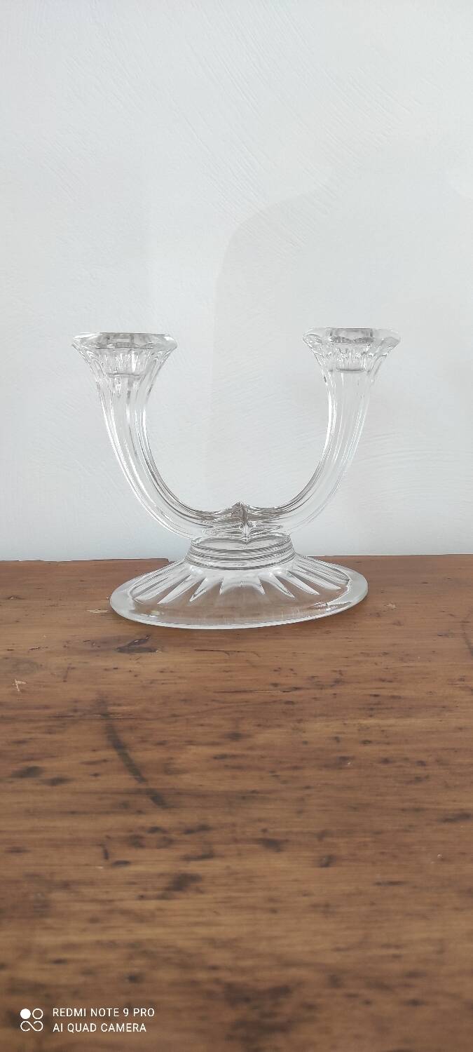 Glass Candle Holder