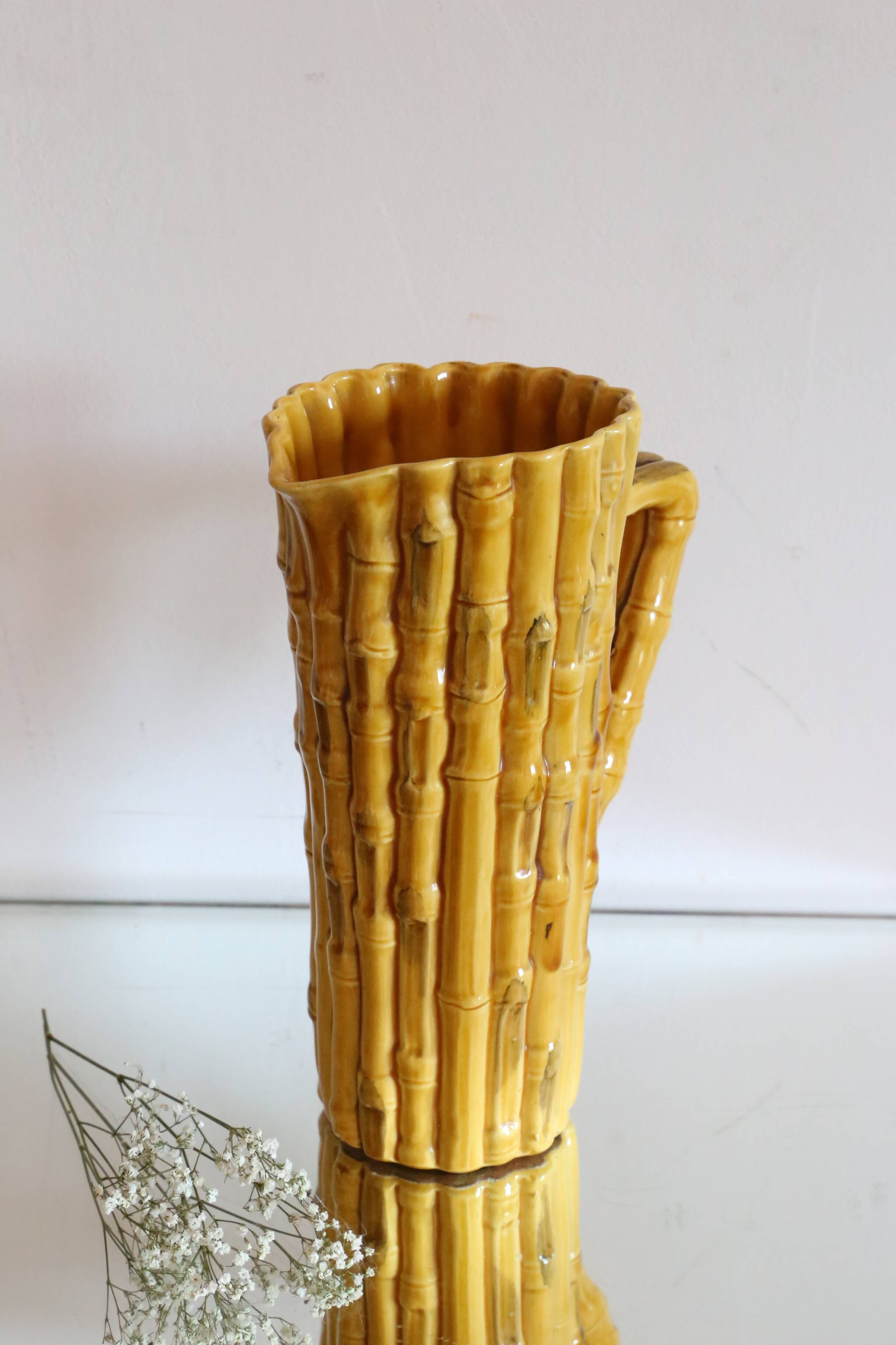 Large ceramic pitcher Vallauris