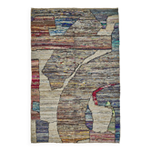 Handwoven Turkish Recycled Boho Rug 191 cm x 293 cm