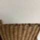 Vintage rattan mail holder