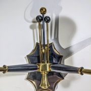 Pair of sputnik wall lights 1950