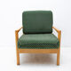 A pair of mid century Scandinavian style armchairs, 1970´s