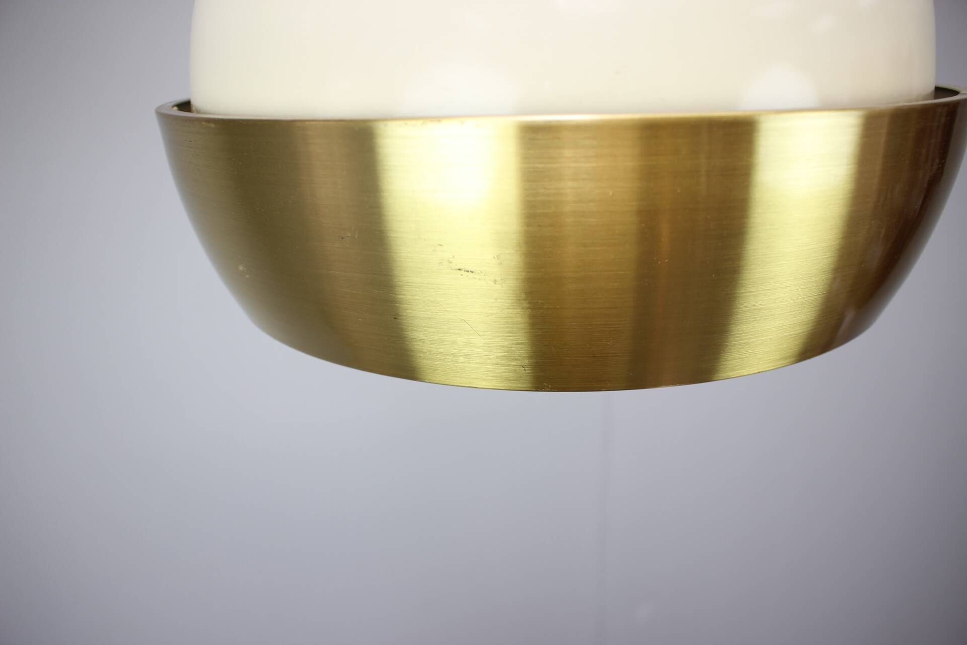 Ssuspension « space age » de Carlo Nason, italienne, moderne du milieu du siècle dernier, 1970