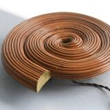 Rattan Sea Snail Design Wall Lamp