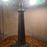 lamp 1975 to 85 origin lampshade stained glass Tiffany style 53x30 el
