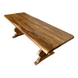 Rare solid wood farm table