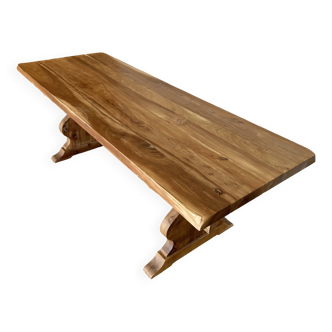 Rare solid wood farm table