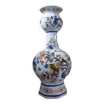 Rouen earthenware vase