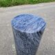 Vintage sculptural marble and glass coffee table from the 80s