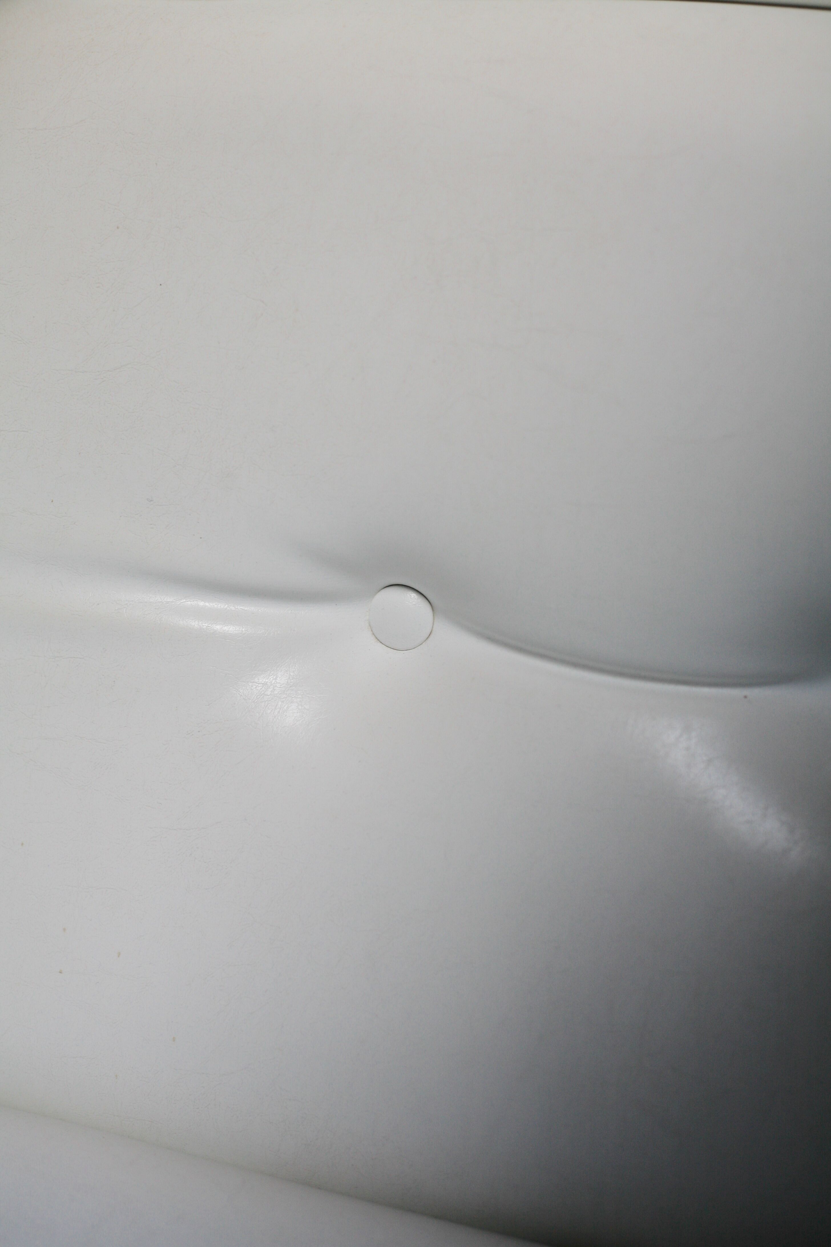 Armchair "Space Age"". Steel and imitation leather. Swivel. France, 70s