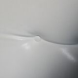 Armchair "Space Age"". Steel and imitation leather. Swivel. France, 70s