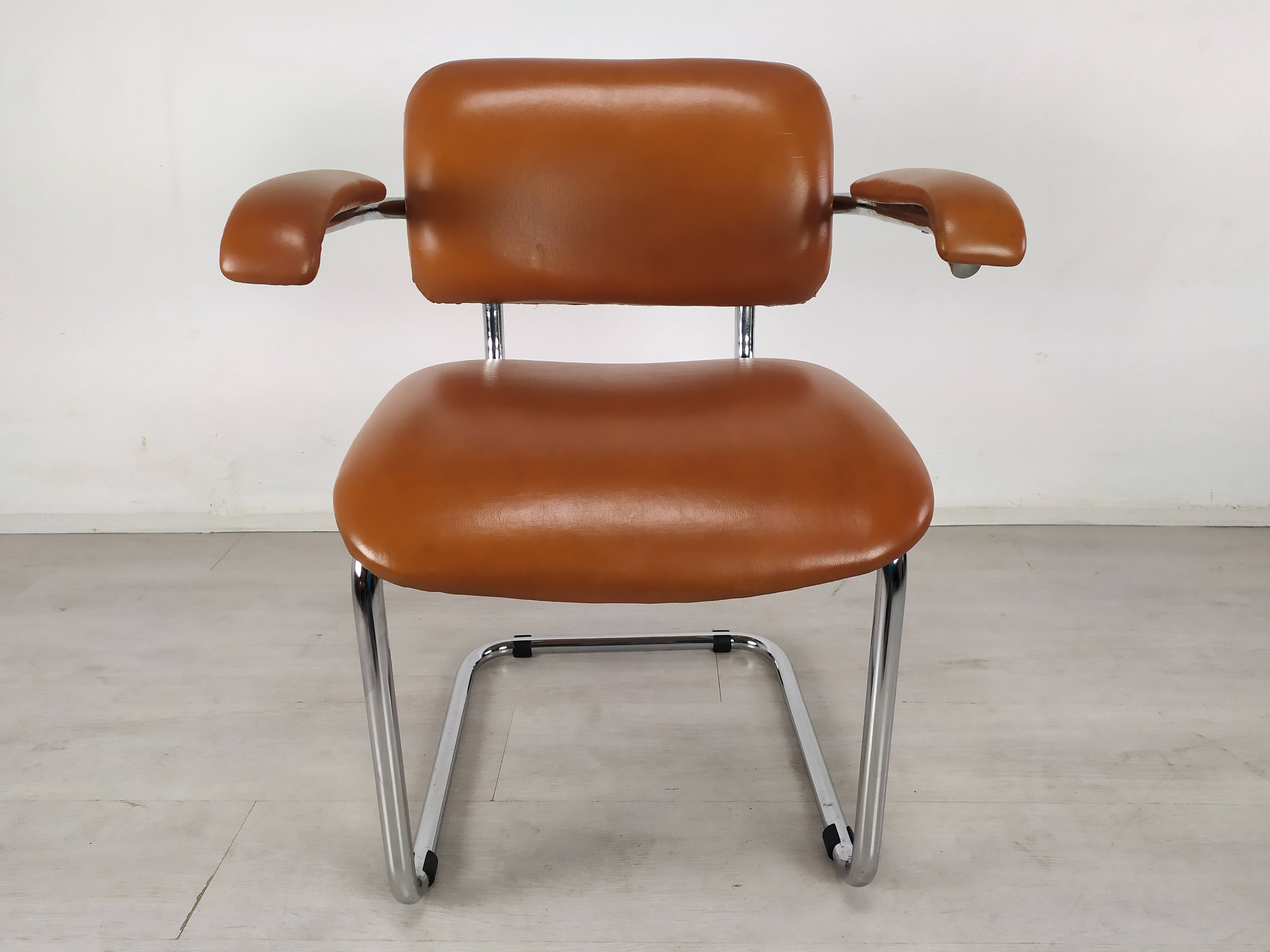 Leather armchair