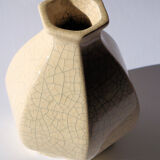 Cracked Art Deco ceramic vase