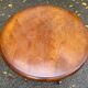Table d'appoint ronde pied central en bois massif