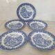 Churchill / Large English porcelain plates