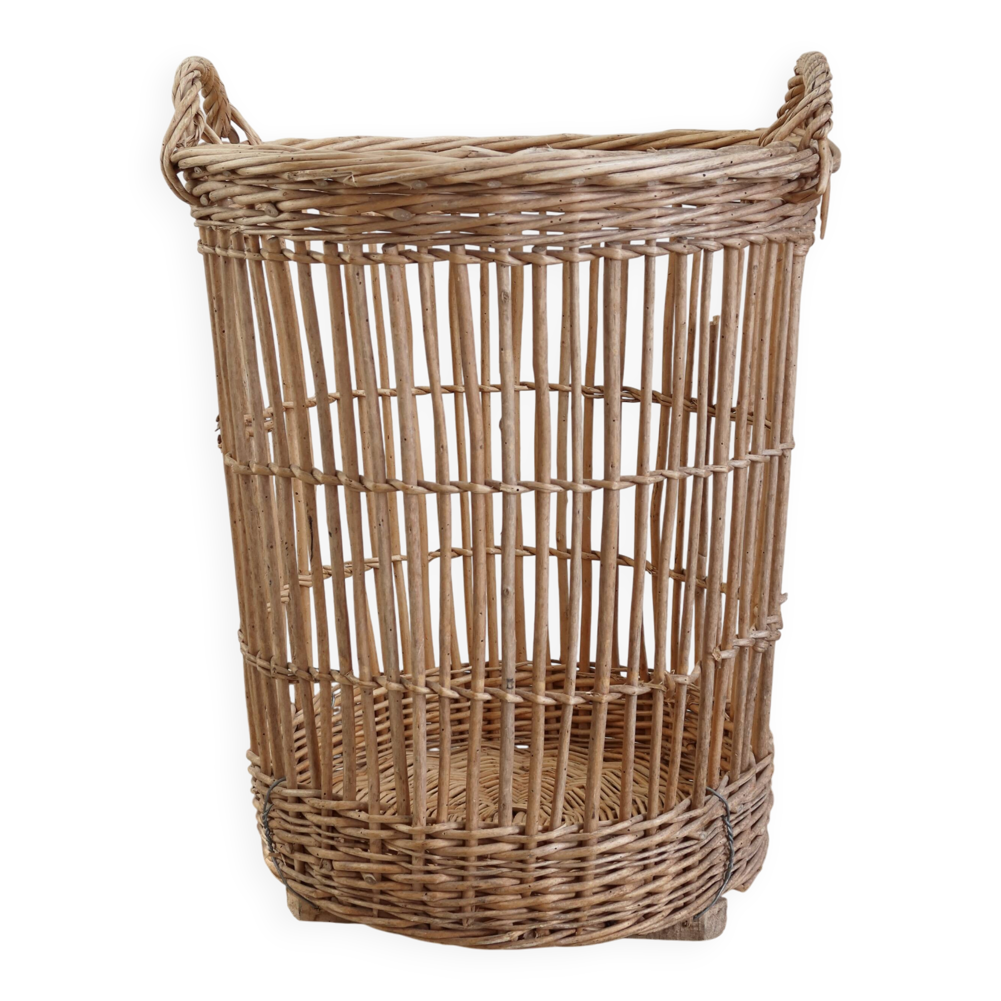 Vintage wicker bakery basket – Baguette basket