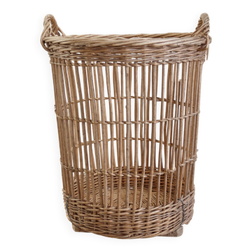 Vintage wicker bakery basket – Baguette basket