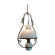 19th century white opaline pendant light